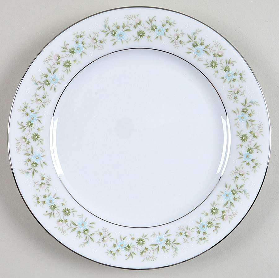 Savannah (Rim, Platinum) Salad Plate by Noritake-1