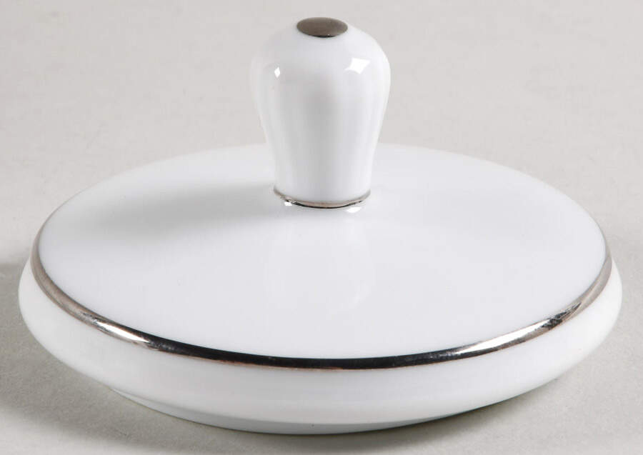 Savannah (Rim, Platinum) Lid for Sugar Bowl by Noritake-1