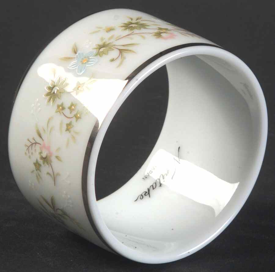 Savannah (Rim, Platinum) Napkin Ring by Noritake-1
