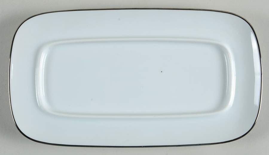 Savannah (Rim, Platinum) 1/4 Lb Butter No Lid by Noritake-1