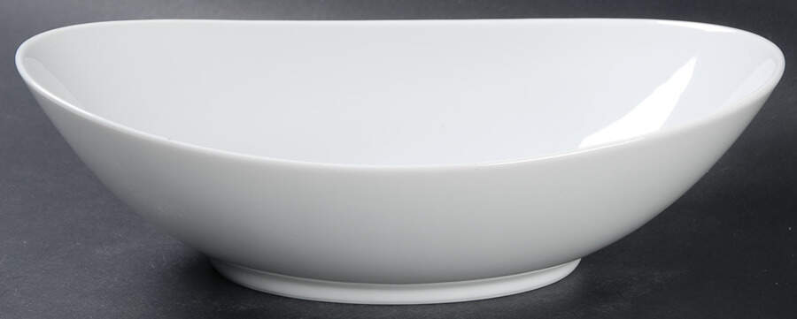 Savoy White 10" Oval Vegetable Bowl by Noritake-1