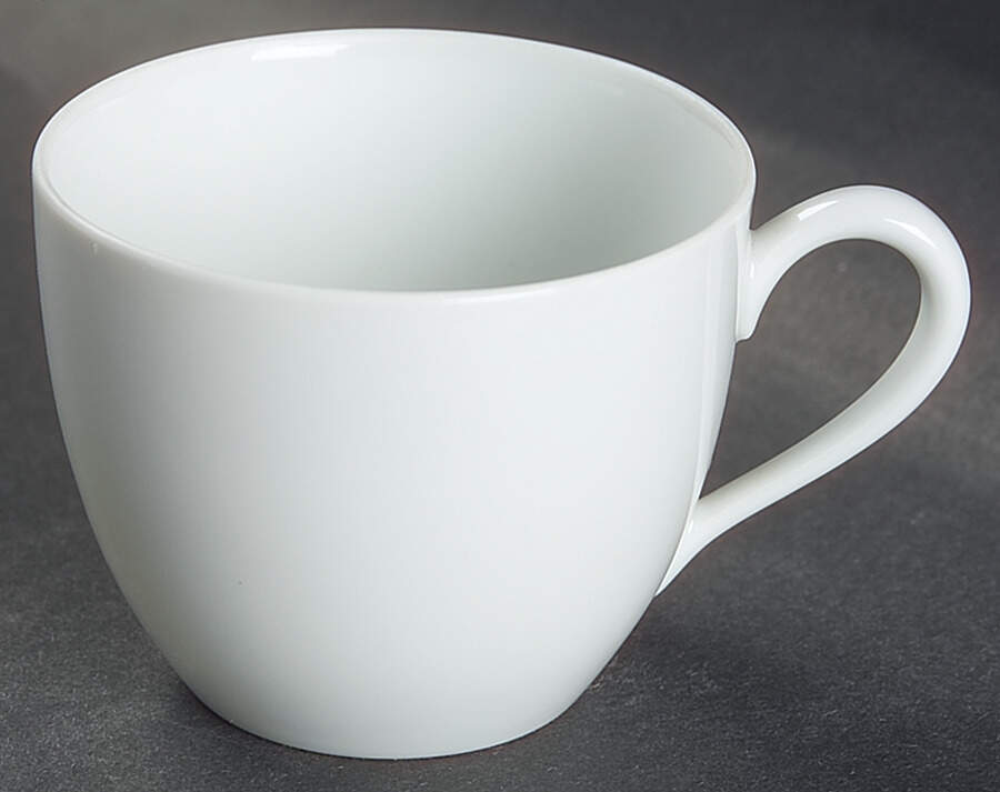 Savoy White Flat Demitasse Cup by Noritake-1