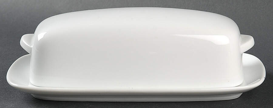 Savoy White 1/4 Lb Covered Butter by Noritake-1