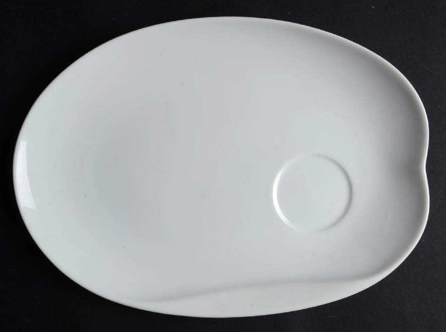 Savoy White Snack Plate by Noritake-1
