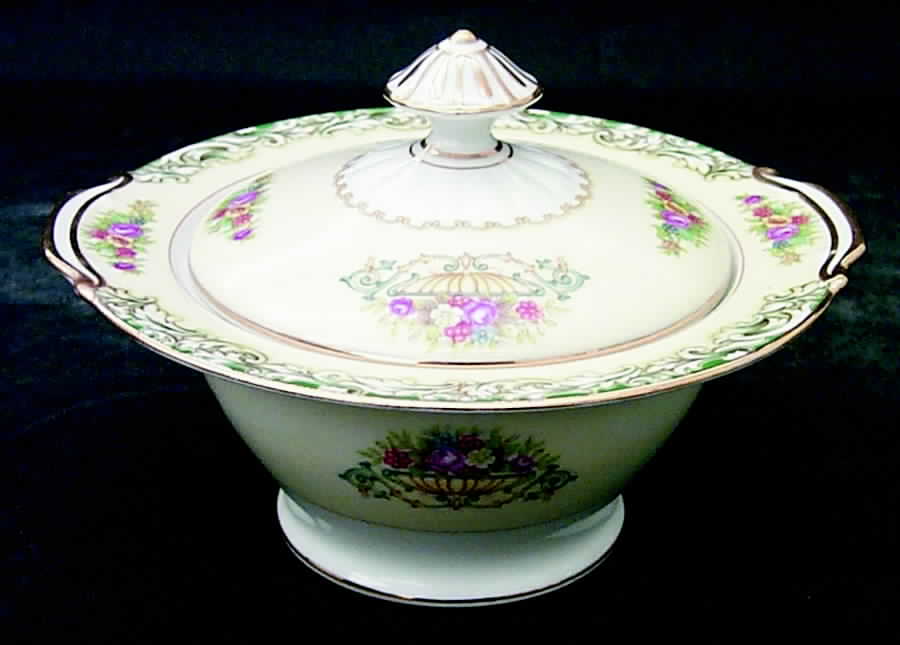 Savoia Sugar Bowl & Lid by Noritake-1
