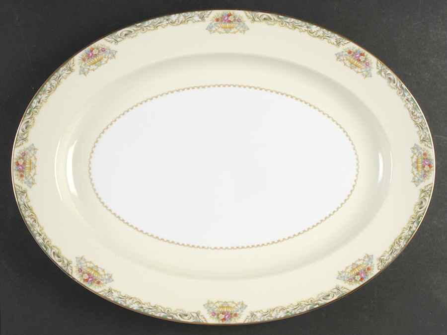 Savoia 16" Oval Serving Platter by Noritake-1