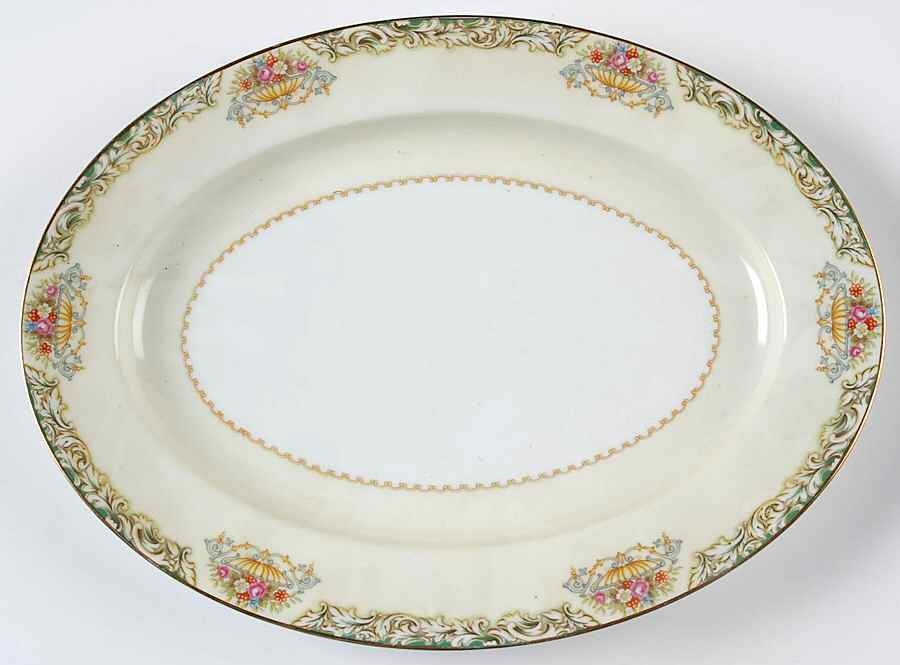 Savoia 11" Oval Serving Platter by Noritake-1