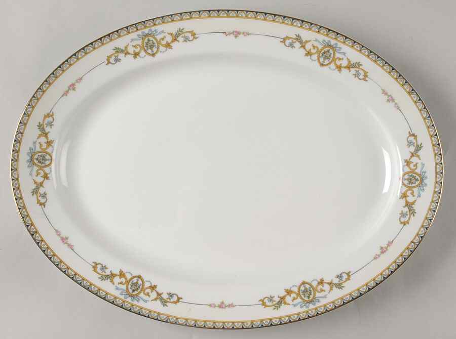 Savona 13" Oval Serving Platter by Noritake-1