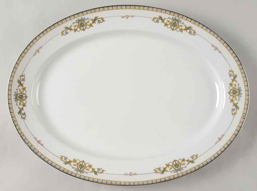 Savona 16" Oval Serving Platter by Noritake-1