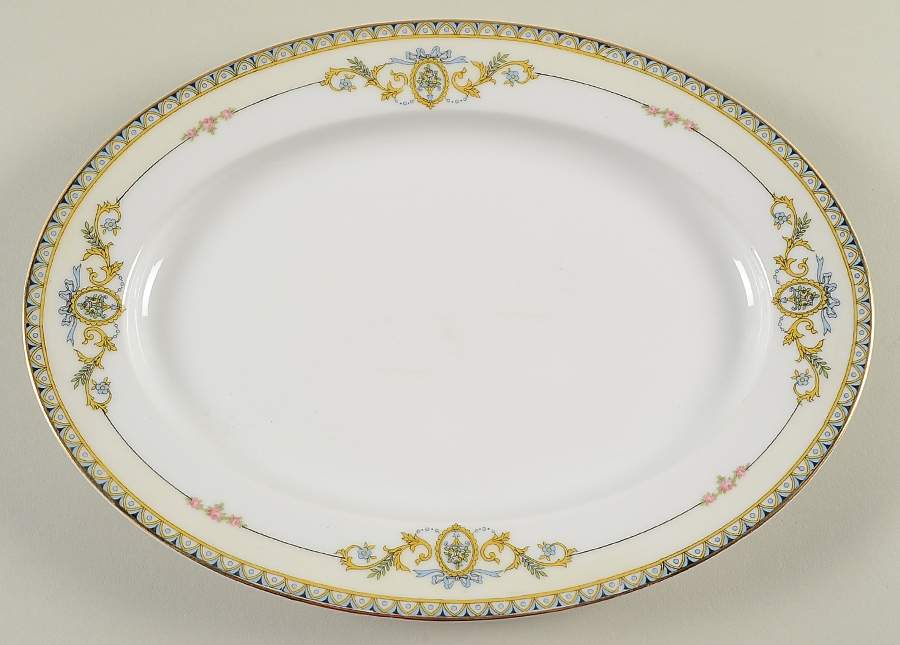 Savona 11" Oval Serving Platter by Noritake-1