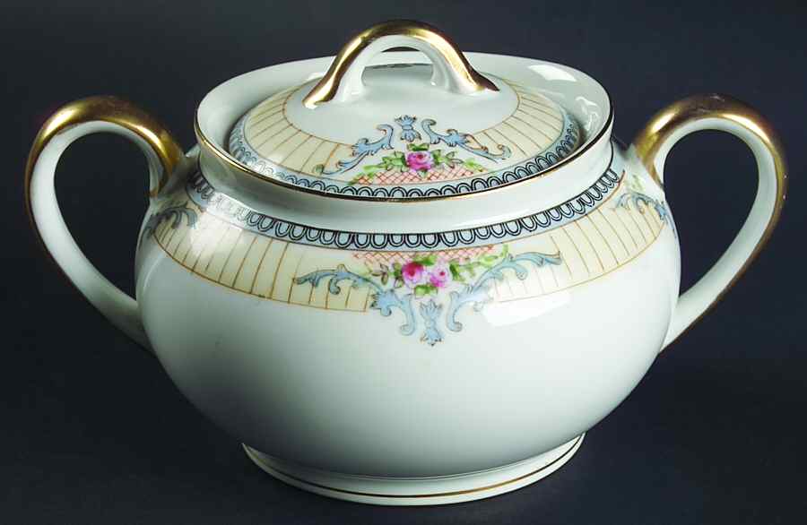 Savoy Sugar Bowl & Lid by Noritake-1