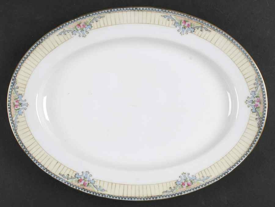 Savoy 11" Oval Serving Platter by Noritake-1