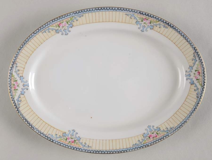 Savoy 10" Oval Serving Platter by Noritake-1