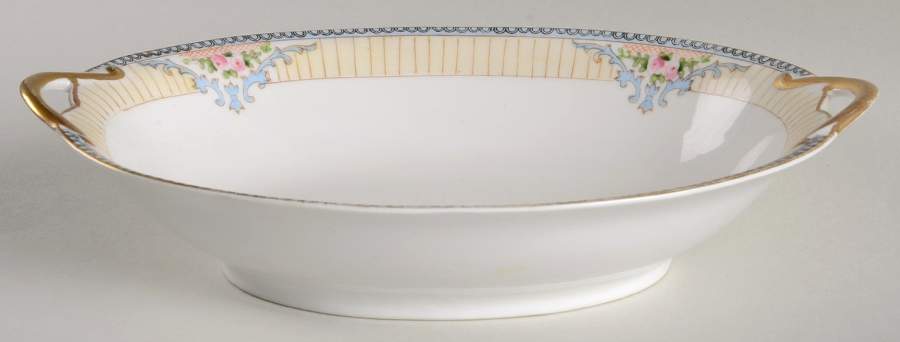 Savoy 9" Oval Vegetable Bowl by Noritake-1