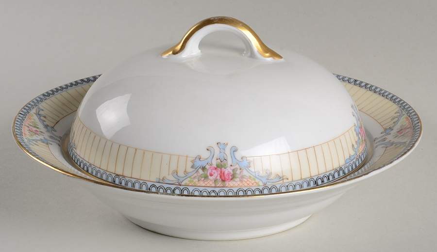 Savoy Round Covered Butter by Noritake-1