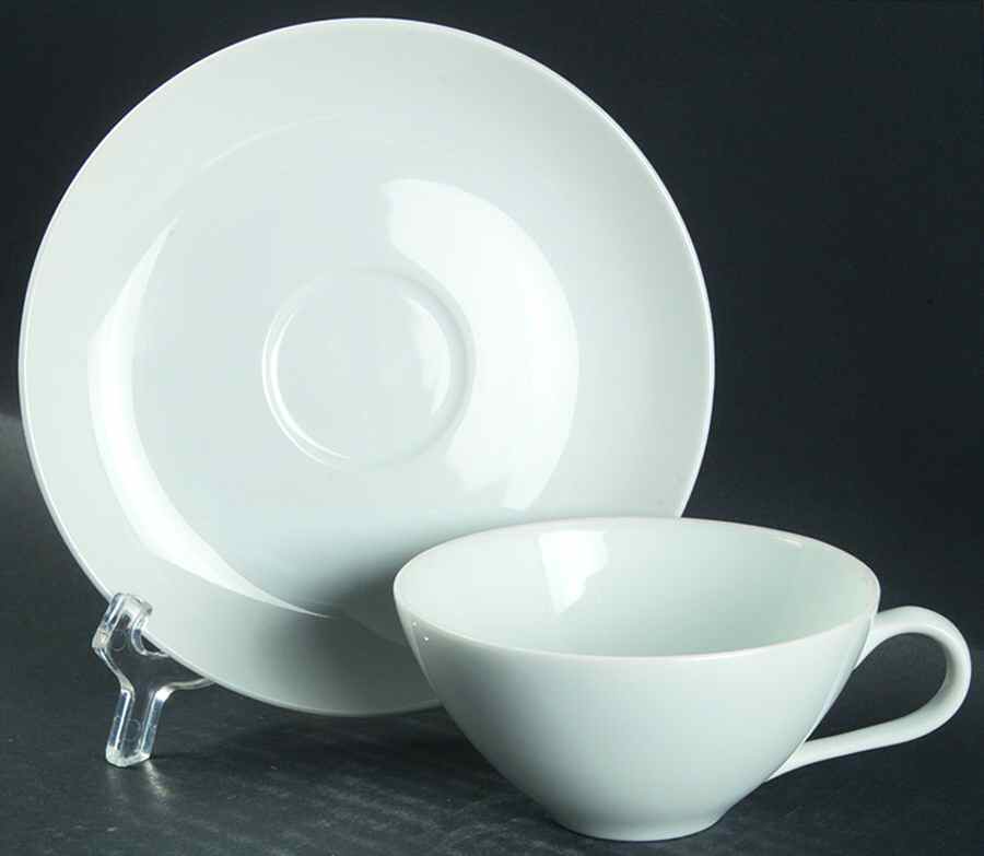 Savoy Flat Cup & Saucer Set by Noritake-1