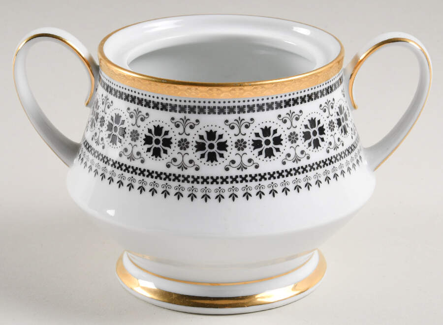 Scheherazade Sugar Bowl No Lid by Noritake-1