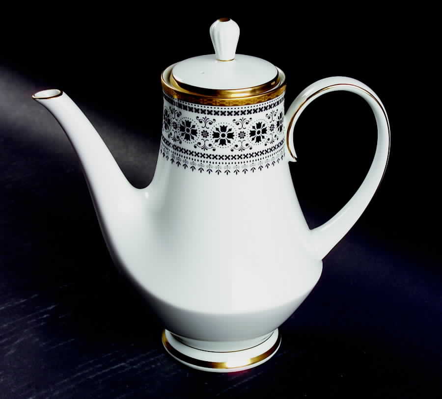 Scheherazade Coffee Pot & Lid by Noritake-1
