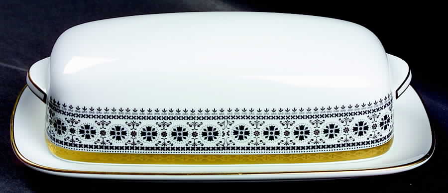 Scheherazade 1/4 Lb Covered Butter by Noritake-1