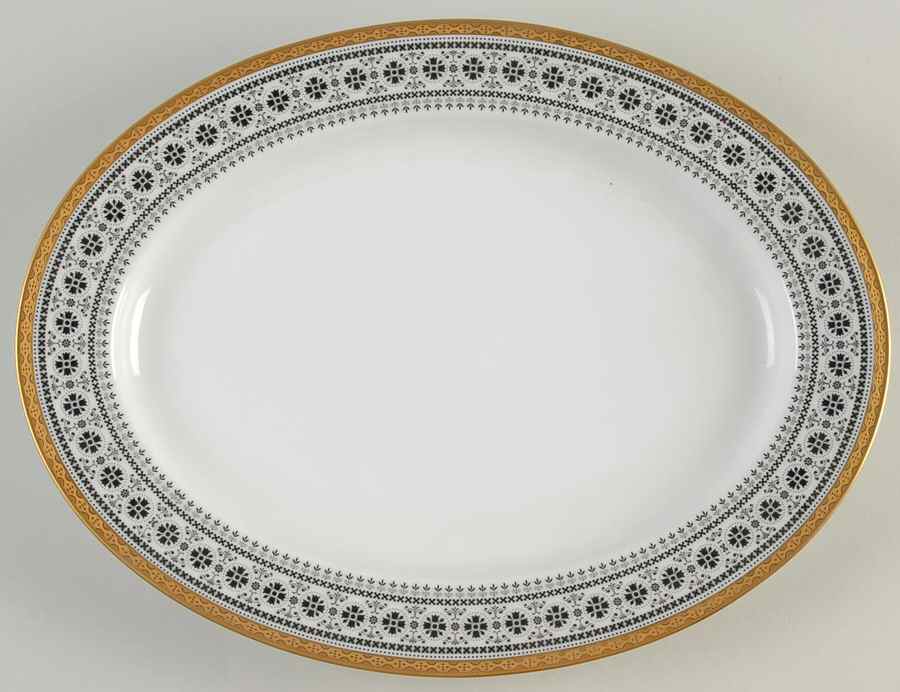 Scheherazade 13" Oval Serving Platter by Noritake-1