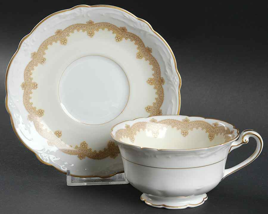 Schenley Footed Cup & Saucer Set by Noritake-1