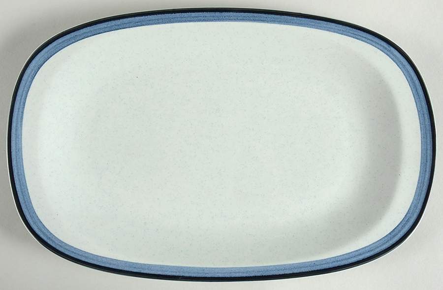 Seabreeze 14" Oval Serving Platter by Noritake-1