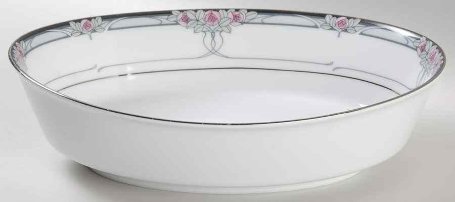 Seance 9" Oval Vegetable Bowl by Noritake-1