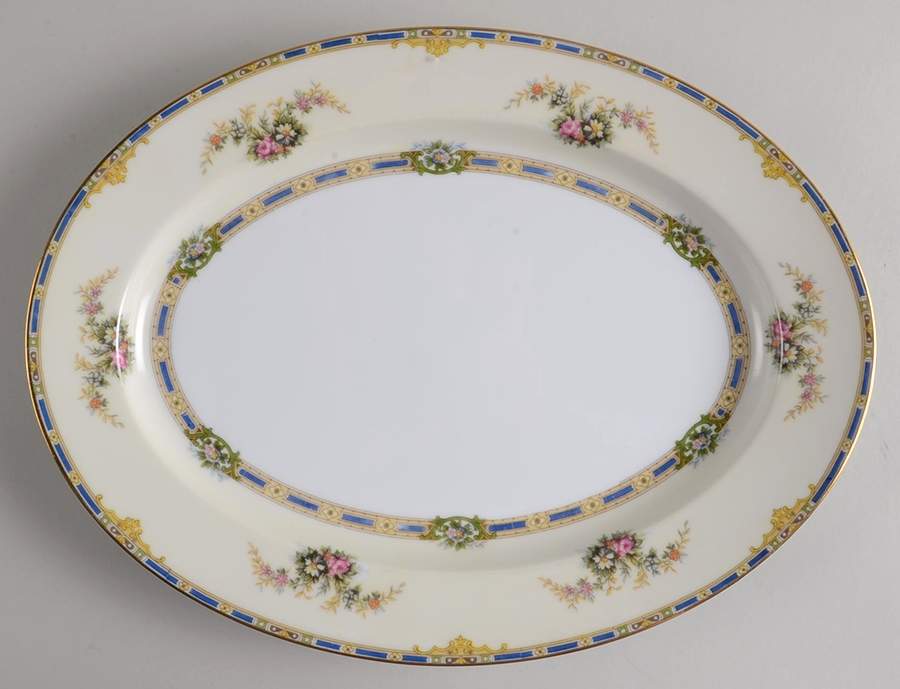 Sedalia 13" Oval Serving Platter by Noritake-1