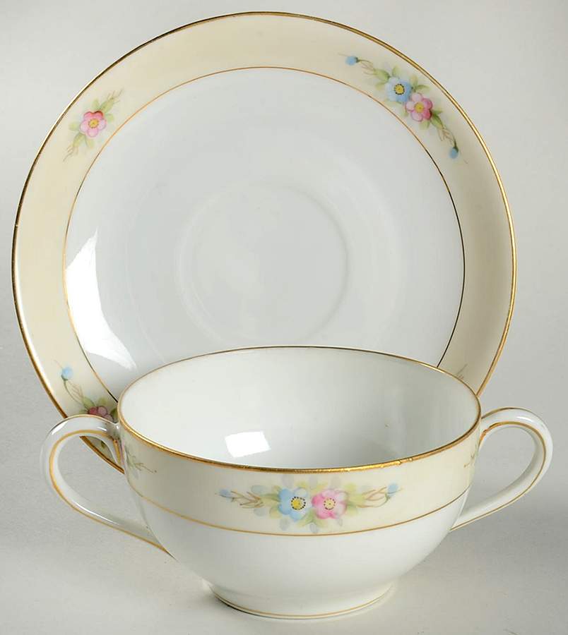 The Sedan Flat Bouillon Cup & Saucer by Noritake-1
