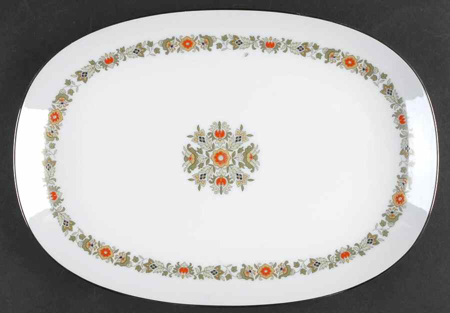 Sedgwick 13" Oval Serving Platter by Noritake-1