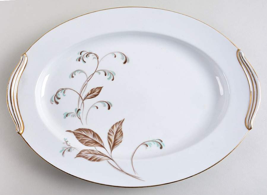 Selby 16" Oval Serving Platter by Noritake-1