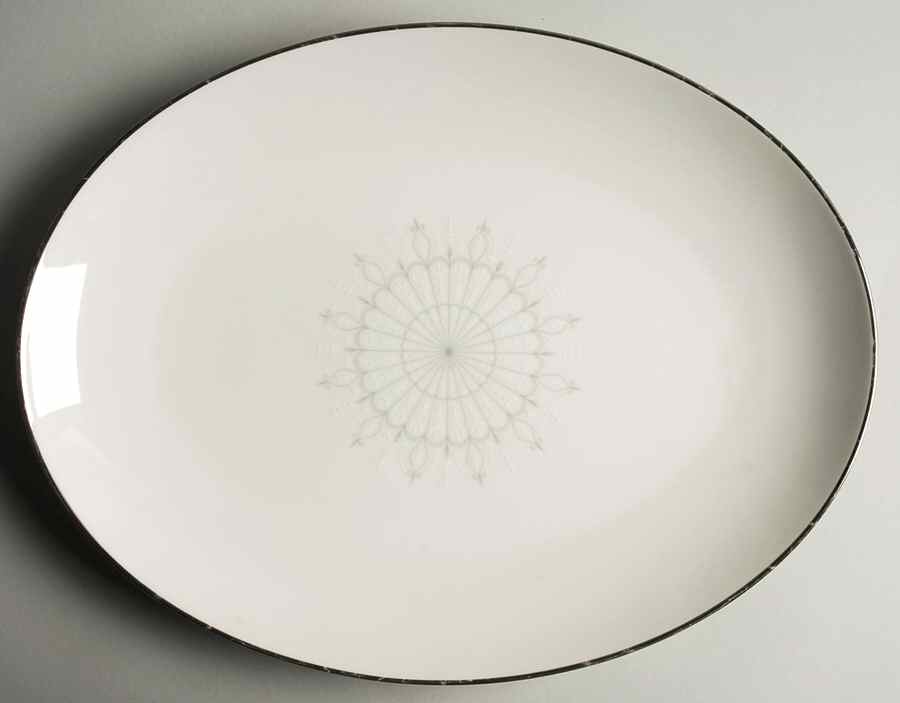 Selene 15" Oval Serving Platter by Noritake-1