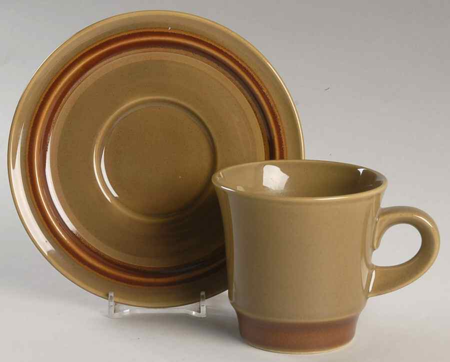 Sea Mist Flat Cup & Saucer Set by Noritake-1