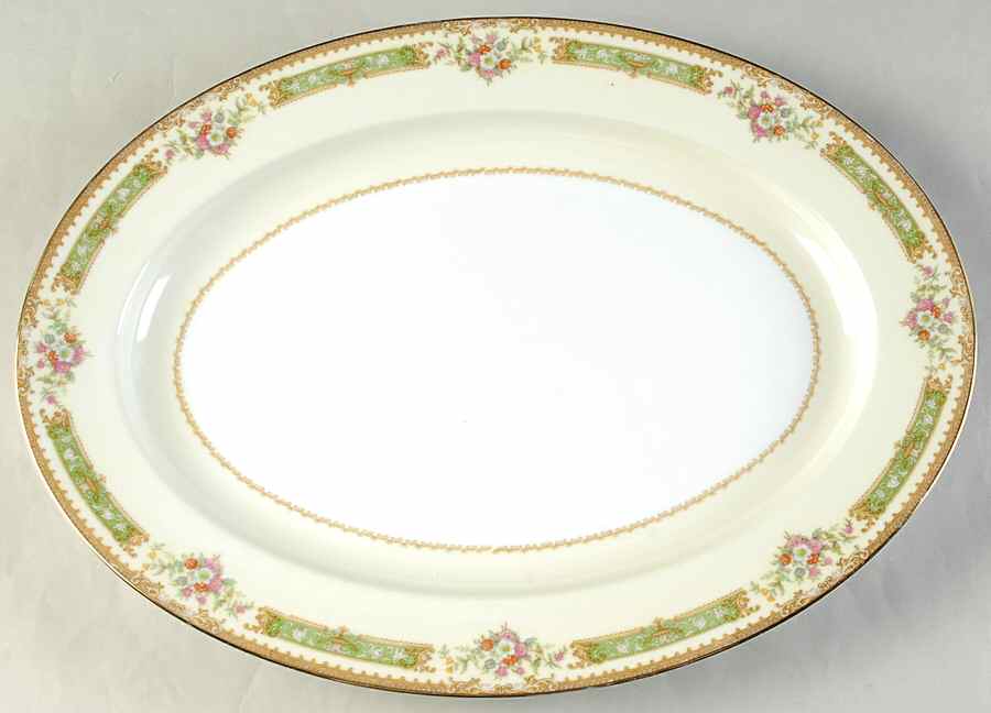 Senta 16" Oval Serving Platter by Noritake-1
