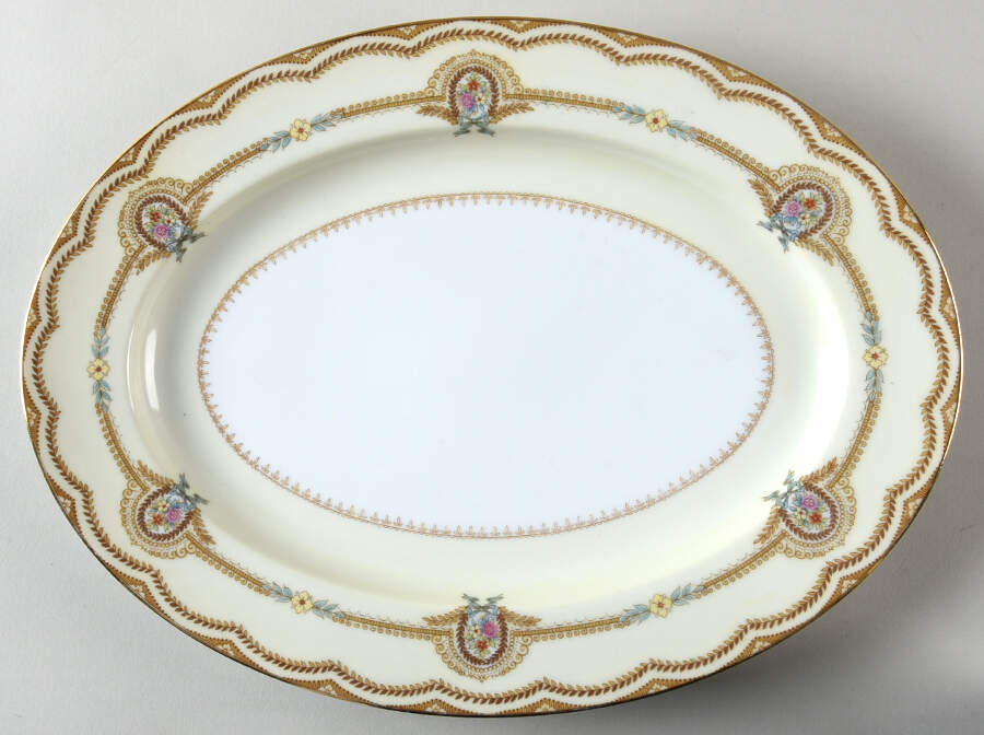 Serena 11" Oval Serving Platter by Noritake-1