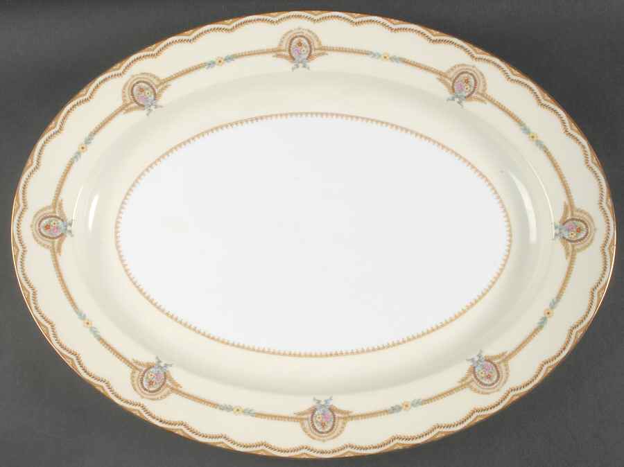 Serena 18" Oval Serving Platter by Noritake-1