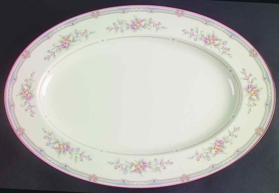Sestina 16" Oval Serving Platter by Noritake-1