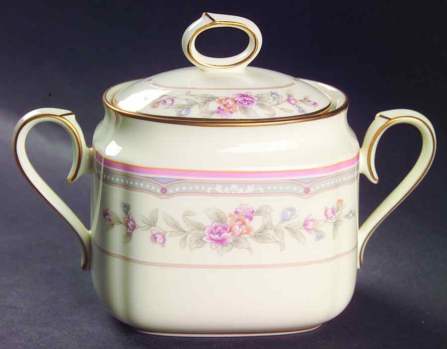 Sestina Sugar Bowl & Lid by Noritake-1