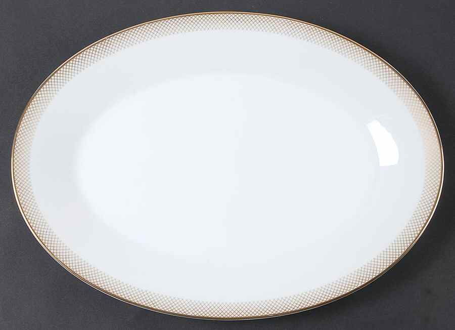 Seville 14" Oval Serving Platter by Noritake-1