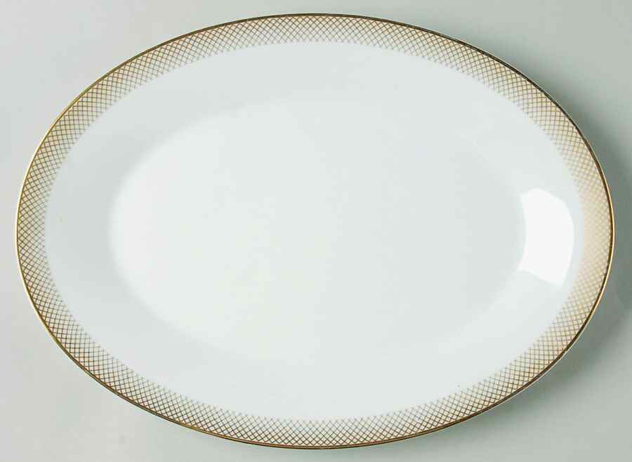 Seville 12" Oval Serving Platter by Noritake-1