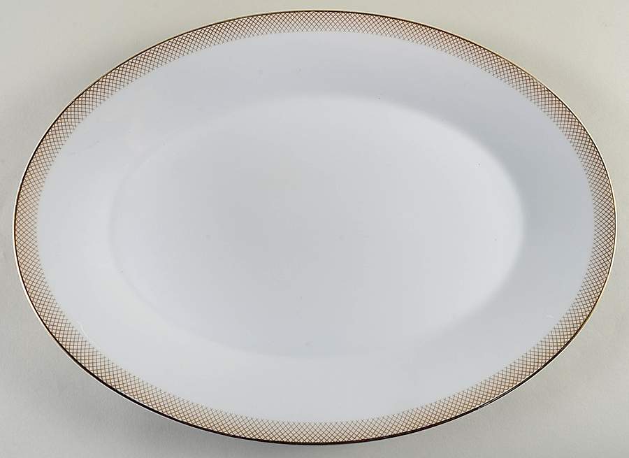 Seville 16" Oval Serving Platter by Noritake-1