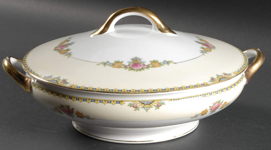 Severy Round Covered Vegetable by Noritake-1