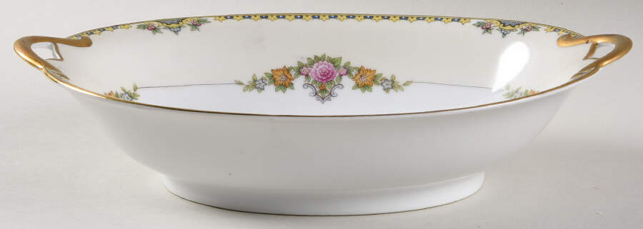 Severy 9" Oval Vegetable Bowl by Noritake-1