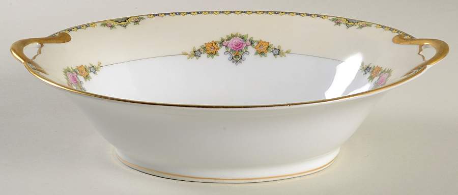 Severy 10" Oval Vegetable Bowl by Noritake-1