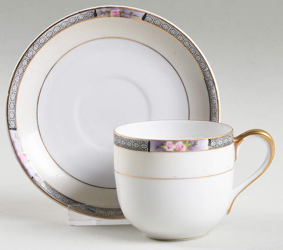 Seville Flat Demitasse Cup & Saucer Set by Noritake-1