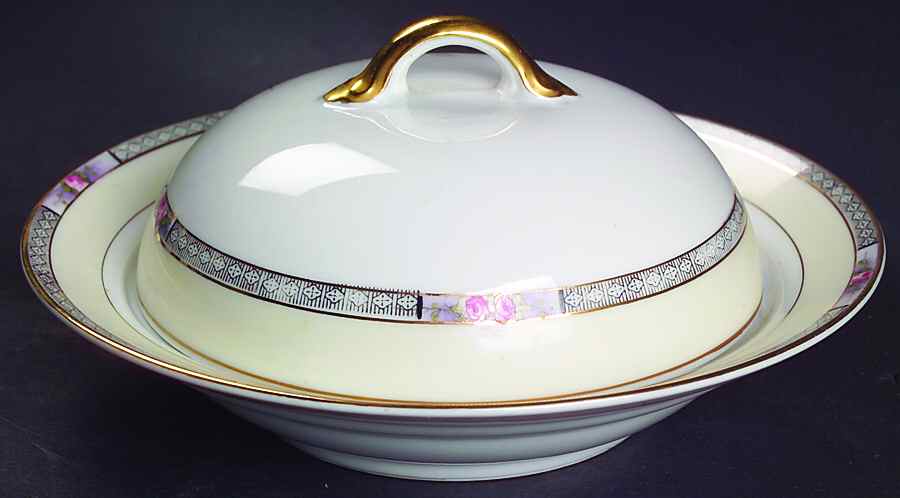 Seville Round Covered Butter by Noritake-1