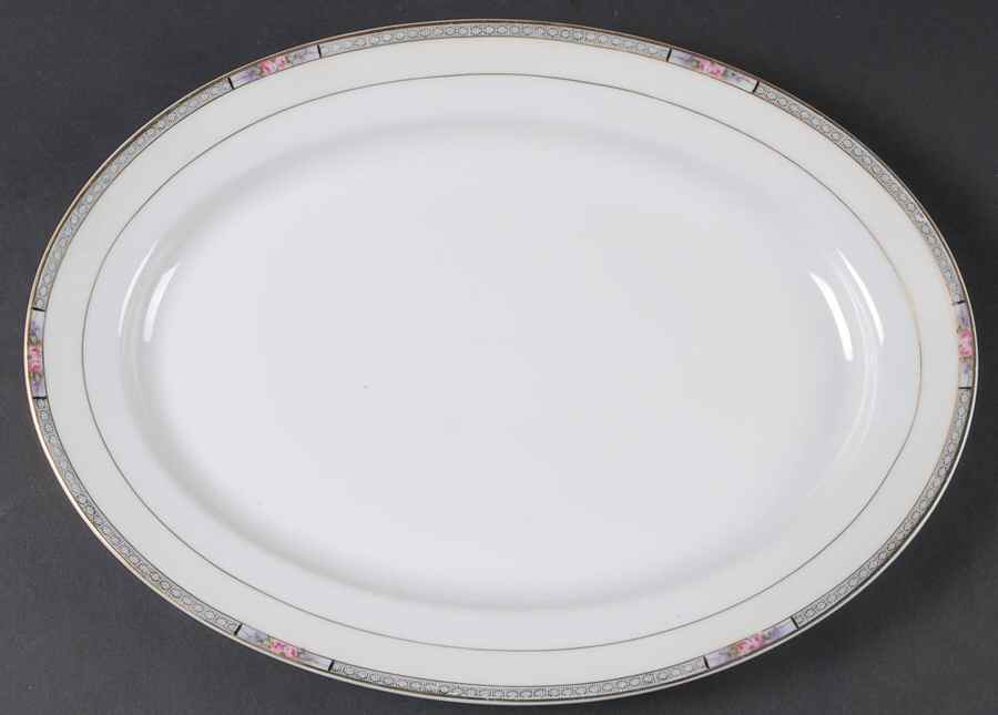 Seville 13" Oval Serving Platter by Noritake-1
