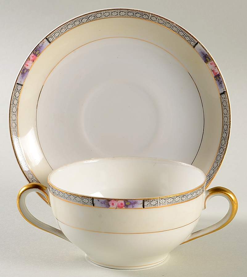 Seville Flat Bouillon Cup & Saucer by Noritake-1