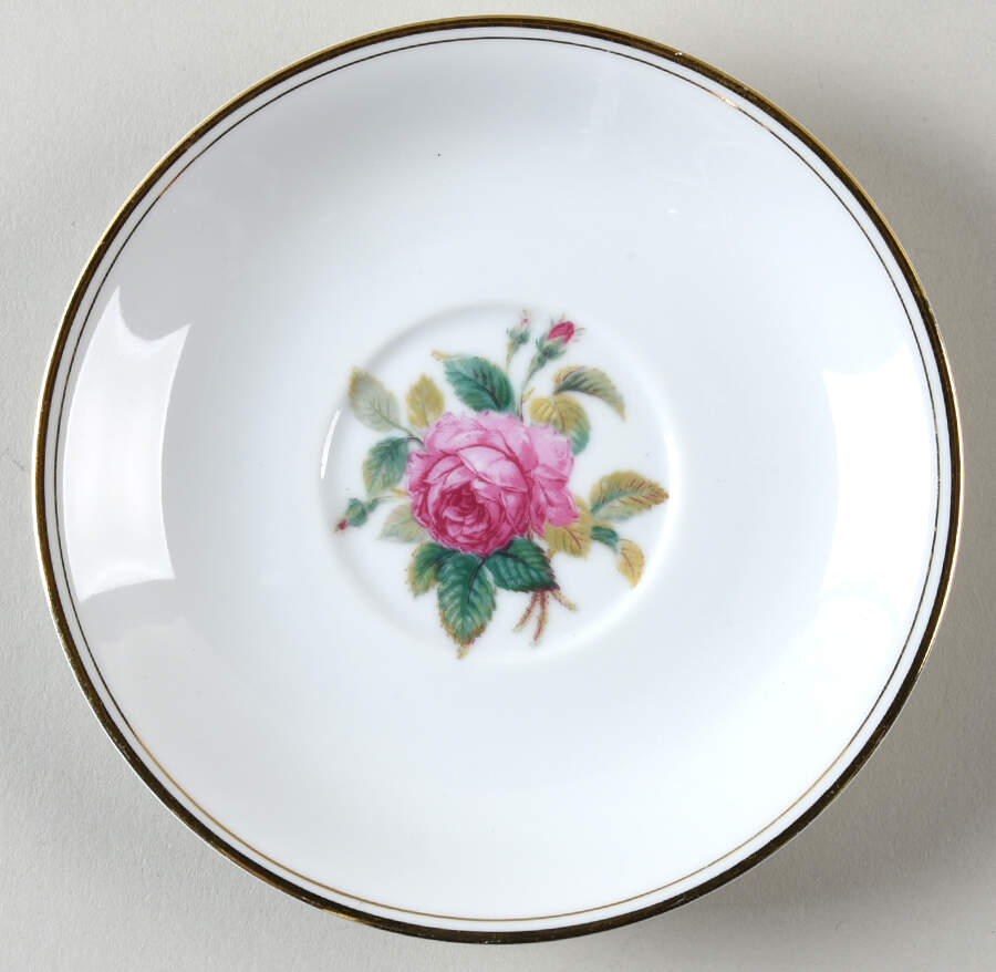 Sharon (Gold Trim) Saucer by Noritake-1