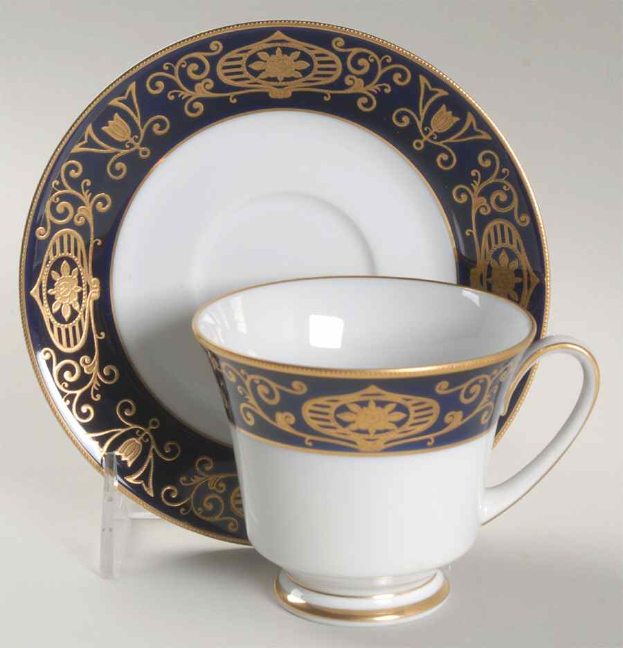 Shahzada Footed Cup & Saucer Set by Noritake-1